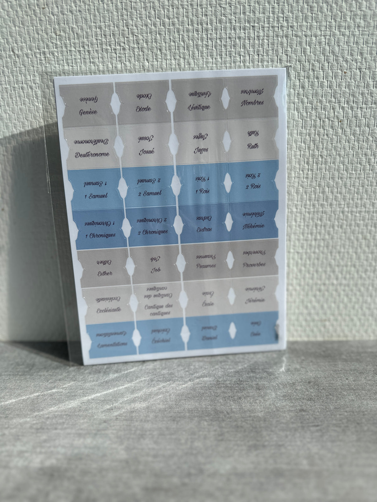 Onglets Bibliques – Pack Bleu et/ou Vert